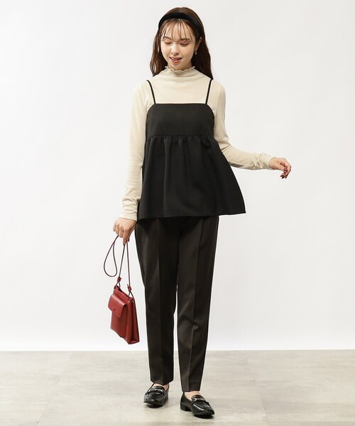 grove（グローブ）の「◆ツイードキャミ×シアーロンT SET（その他トップス・レディース・アイボリー系1/ブラック系1/グリーン系その他3・02/01）」の17枚目の写真