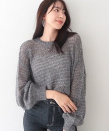 AMBIENT | オーバーメッシュニット(ニット/セーター)