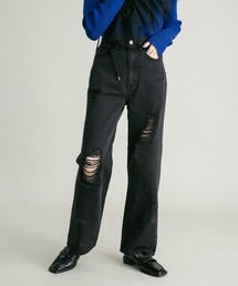 KBF | クラッシュダメージデニム(デニムパンツ)