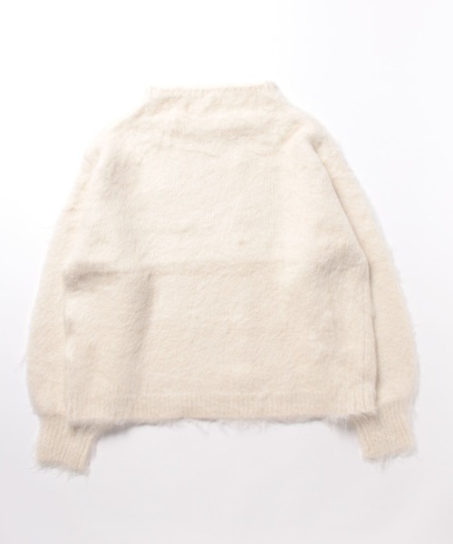 【一部店舗限定】　シャギーフォルムボトルネックニット セール】【一部店舗限定】シャギーフォルムボトルネックニット
