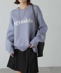 FREE'S MART | ◆スウェットライクロゴニット(ニット/セーター)