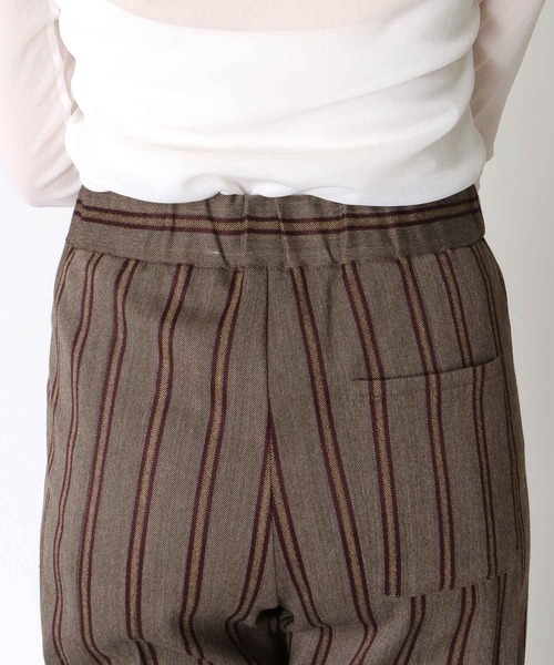 Jines(ジネス)の「バックスリットストライプパンツ(その他パンツ・レディース・モカ/キャメル/ネイビー・36)」の22枚目の写真