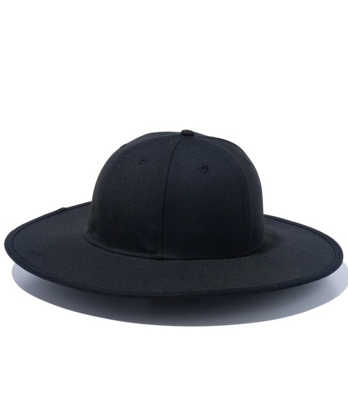 NEW ERA ロングブリムバケットハット 7 3/8 ブラック NEW ERA（ニューエラ）の「NEW ERA/ニューエラ ハット フィッテド
