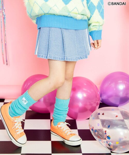 セール】【たまごっち】DENIMプリーツスカパン（その他パンツ）｜algy