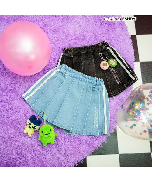セール】【たまごっち】DENIMプリーツスカパン（その他パンツ