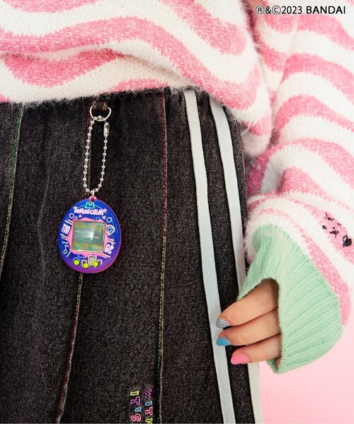 algy（アルジー）の「【たまごっち】DENIMプリーツスカパン（その他パンツ・キッズ・ブラック/サックスブルー・130/90/140/160/120/150/100/110）」の12枚目の写真