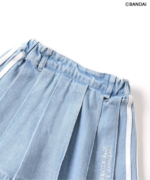 algy（アルジー）の「【たまごっち】DENIMプリーツスカパン（その他パンツ・キッズ・ブラック/サックスブルー・130/90/140/160/120/150/100/110）」の7枚目の写真