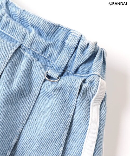 algy（アルジー）の「【たまごっち】DENIMプリーツスカパン（その他パンツ・キッズ・ブラック/サックスブルー・130/90/140/160/120/150/100/110）」の6枚目の写真