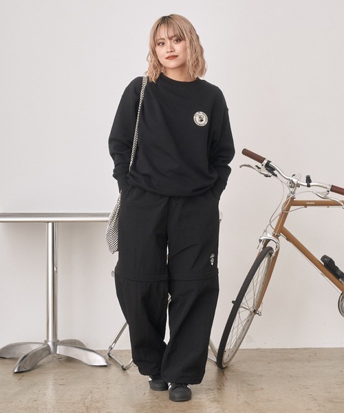 kaoyorinakami(カオヨリナカミ)の「punchboy wappen sweat / パンチボーイワッペンスウェット(スウェット・メンズ・ブラック/ピンク/ライトグリーン/グレー/ホワイト・LARGE/MEDIUM/SMALL/X-LARGE/X-SMALL)」の12枚目の写真