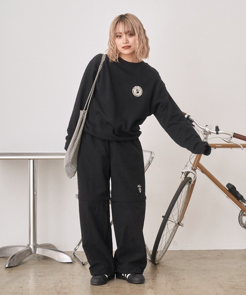 kaoyorinakami(カオヨリナカミ)の「punchboy wappen sweat / パンチボーイワッペンスウェット(スウェット・メンズ・ブラック/ピンク/ライトグリーン/グレー/ホワイト・LARGE/MEDIUM/SMALL/X-LARGE/X-SMALL)」の9枚目の写真