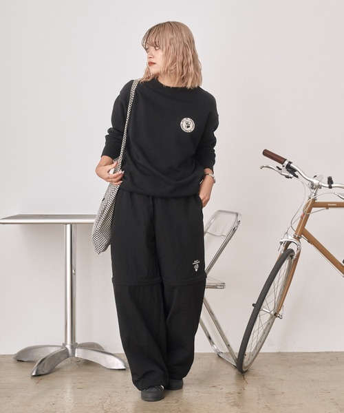 kaoyorinakami(カオヨリナカミ)の「punchboy wappen sweat / パンチボーイワッペンスウェット(スウェット・メンズ・ブラック/ピンク/ライトグリーン/グレー/ホワイト・LARGE/MEDIUM/SMALL/X-LARGE/X-SMALL)」の8枚目の写真