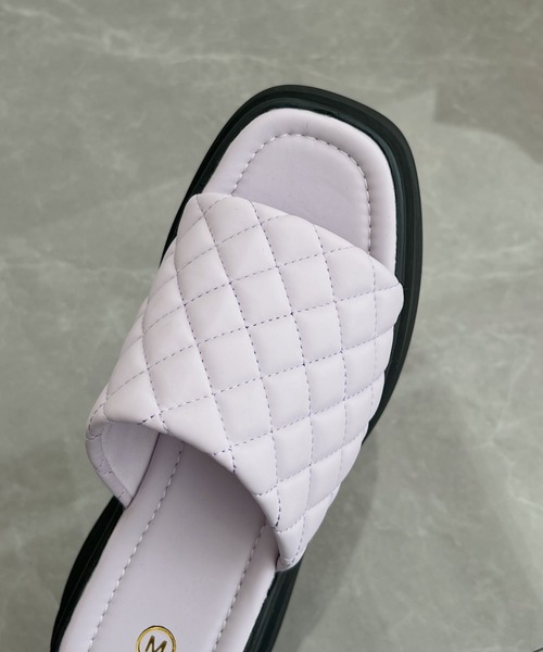 【国内未入荷☆】プラダ 厚底サンダル スライド キルティング Shoes in Closet（シューズインクローゼット）の「軽量厚底