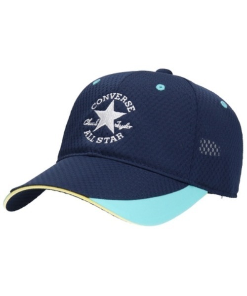CONVERSE（コンバース）の「CONVERSE/コンバース　CNB LT-MESH 6P CAP（キャップ・キッズ・ネイビー/ブラック/ブルー・ONE SIZE）」の3枚目の写真