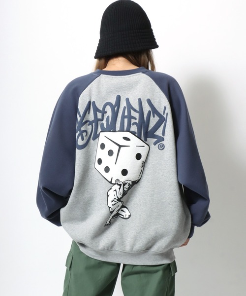 セール】SEQUENZ/シークエンズ オーバーサイズ 裏起毛 ダイス バック