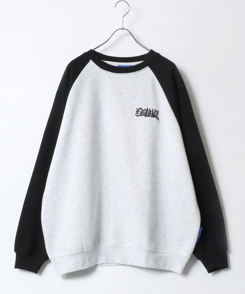 SEQUENZ(シークエンズ)の「SEQUENZ/シークエンズ オーバーサイズ 裏起毛 ダイス バックプリント ラグラン スウェットトレーナー レディース メンズ(スウェット・レディース・グレー/オートミール/レッド・M/XL/L)」の4枚目の写真