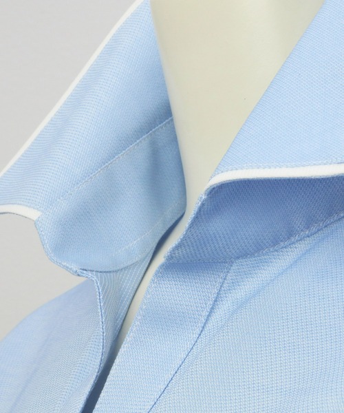 TOKYO SHIRTS（トウキョウシャツ）の「形態安定ノーアイロン スキッパー 長袖ビジネスワイシャツ（ビジネスシャツ・レディース・ブルー・M/XL/L/S/LL）」の3枚目の写真