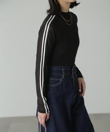 FREE'S MART | ◆ラインシアーハイネックカットソー(Tシャツ/カットソー)