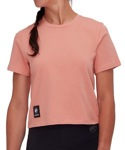 tシャツ マッソーネ Tシャツ クロップド ウィメン パッチ / Massone T-Shirt Cropped Women Patch レディース Mammut（マムート）の「マッソーネ Tシャツ クロップド ウィメン