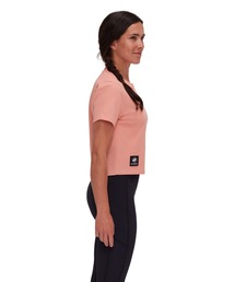 tシャツ マッソーネ Tシャツ クロップド ウィメン パッチ / Massone T-Shirt Cropped Women Patch レディース Mammut（マムート）の「マッソーネ Tシャツ クロップド ウィメン