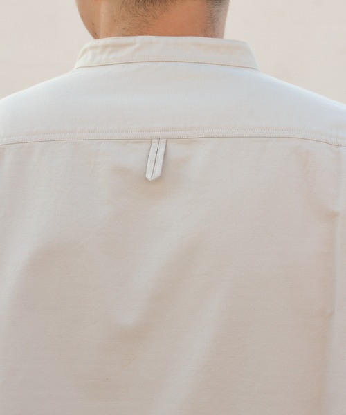 DANTON(ダントン)の「DANTON/ダントン バンドカラーシャツロングスリーブ BAND COLLAR SHIRT LONGSLEEVE OX(メンズ) DT-B0280 SOX(シャツ/ブラウス・メンズ・ホワイト/ブルー/ナチュラル・40/42/44)」の12枚目の写真