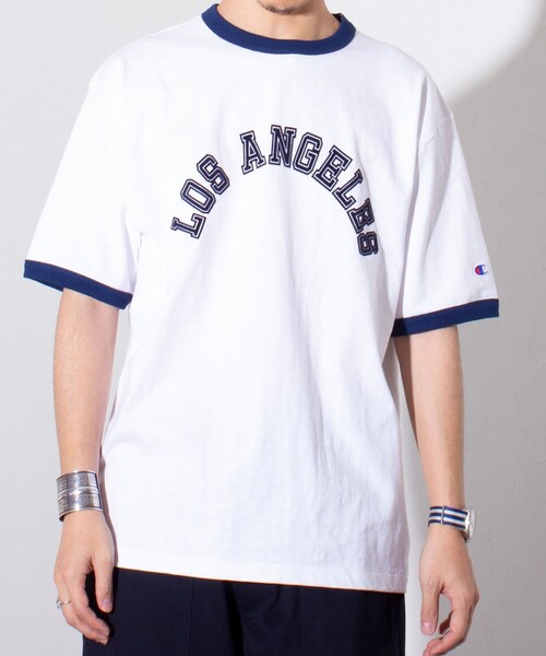 チャンピオン　リンガーT Champion tシャツ 「Champion/チャンピオン」別注 リンガーT