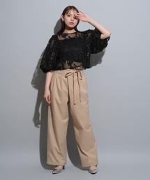 Mystrada（マイストラーダ）の「チュール花びらブラウス（シャツ