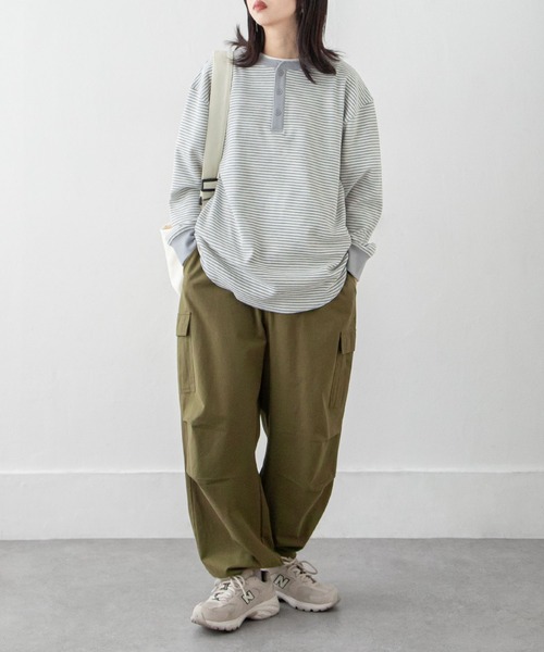 Chillfar（チルファー）の「ルーズワッフルボーダーロンT（T
