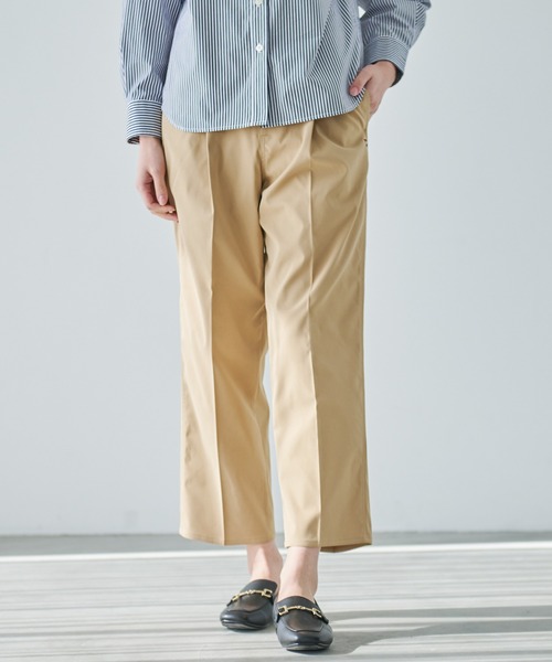 Arnold Palmer（アーノルドパーマー）の「テック ストレッチ ワイドパンツ（その他パンツ・レディース・ブラック/アイボリー/ベージュ/ネイビー・XS/S/M/L）」の3枚目の写真