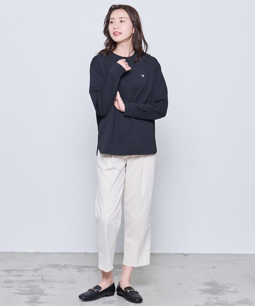 Arnold Palmer（アーノルドパーマー）の「テック ストレッチ ワイドパンツ（その他パンツ・レディース・ブラック/アイボリー/ベージュ/ネイビー・XS/S/M/L）」の20枚目の写真