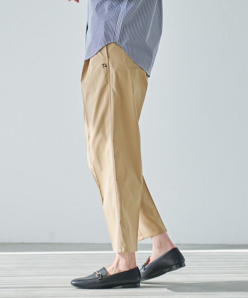 Arnold Palmer（アーノルドパーマー）の「テック ストレッチ ワイドパンツ（その他パンツ・レディース・ブラック/アイボリー/ベージュ/ネイビー・XS/S/M/L）」の12枚目の写真