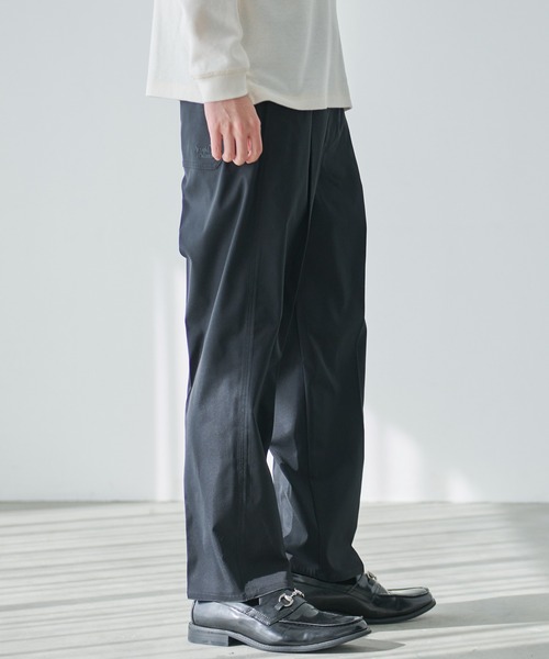 Arnold Palmer（アーノルドパーマー）の「テック ストレッチ ワイドパンツ（その他パンツ・レディース・ブラック/アイボリー/ベージュ/ネイビー・XS/S/M/L）」の22枚目の写真