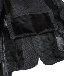 JUNYA WATANABE テーラードジャケット XS グレー系チェック JUNYA WATANABE テーラードジャケット XS グレー系チェック