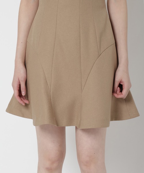 REDYAZEL（レディアゼル）の「ハイウエストミニスカート（スカート・レディース・ベージュ/ネイビー・FREE）」の7枚目の写真