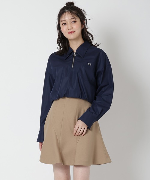 REDYAZEL（レディアゼル）の「ハイウエストミニスカート（スカート・レディース・ベージュ/ネイビー・FREE）」の19枚目の写真