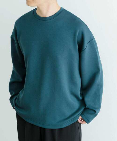 ITEMS URBANRESEARCH(アイテムズ アーバンリサーチ)の「ハイストレッチポンチ ロングスリーブ カットソー(Tシャツ/カットソー・メンズ・ホワイト/ブルー/ブラック・MEDIUM/LARGE)」の6枚目の写真