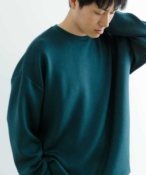 ITEMS URBANRESEARCH(アイテムズ アーバンリサーチ)の「ハイストレッチポンチ ロングスリーブ カットソー(Tシャツ/カットソー・メンズ・ホワイト/ブルー/ブラック・MEDIUM/LARGE)」の8枚目の写真