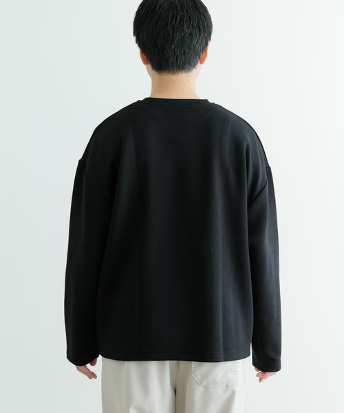 ITEMS URBANRESEARCH(アイテムズ アーバンリサーチ)の「ハイストレッチポンチ ロングスリーブ カットソー(Tシャツ/カットソー・メンズ・ホワイト/ブルー/ブラック・MEDIUM/LARGE)」の13枚目の写真