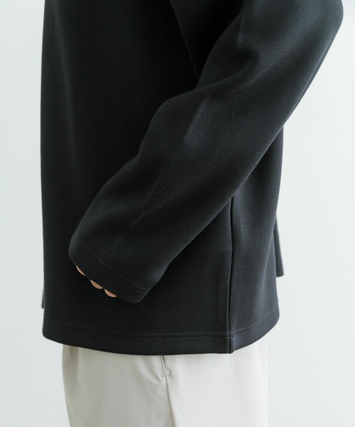 ITEMS URBANRESEARCH(アイテムズ アーバンリサーチ)の「ハイストレッチポンチ ロングスリーブ カットソー(Tシャツ/カットソー・メンズ・ホワイト/ブルー/ブラック・MEDIUM/LARGE)」の15枚目の写真