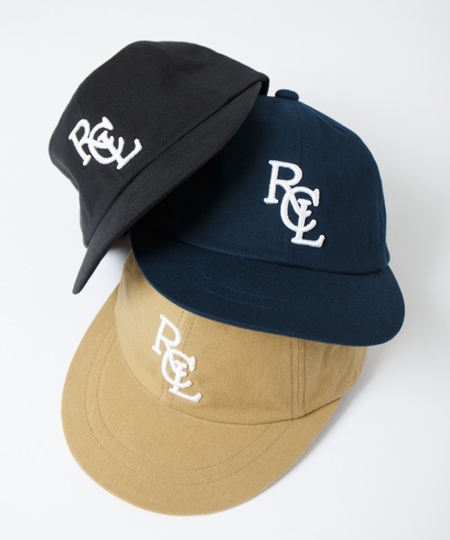 RACAL(ラカル)の「"RCL" EMB Round Brim Cap / RCL刺繍ロゴラウンドブリムキャップ(キャップ・メンズ・ベージュ/ブラック/ネイビー・FREE)」の5枚目の写真