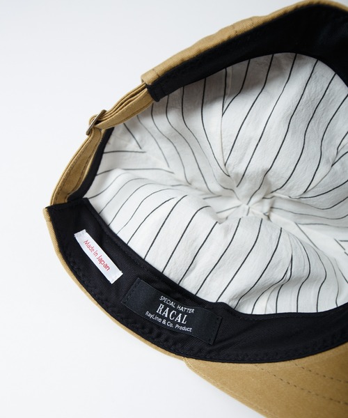 RACAL(ラカル)の「"RCL" EMB Round Brim Cap / RCL刺繍ロゴラウンドブリムキャップ(キャップ・メンズ・ベージュ/ブラック/ネイビー・FREE)」の18枚目の写真
