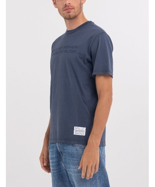 REPLAY(リプレイ)の「コットンジャージープリント Tシャツ(Tシャツ/カットソー・メンズ・ライトブルー/グレー系その他・SMALL/MEDIUM/LARGE/X-LARGE)」の5枚目の写真