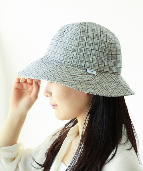 BEAMS JAPAN(ビームス ジャパン)の「【別注】長尾織布 / しじら織 ハット(ハット・メンズ・ネイビー/インディゴブルー/ブルー/サックスブルー/ベージュ・ONE SIZE)」の2枚目の写真