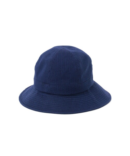 BEAMS JAPAN（ビームス　ジャパン）の「【別注】長尾織布 / しじら織 ハット（ハット・メンズ・ネイビー/インディゴブルー/ブルー/サックスブルー・ONE SIZE）」の13枚目の写真