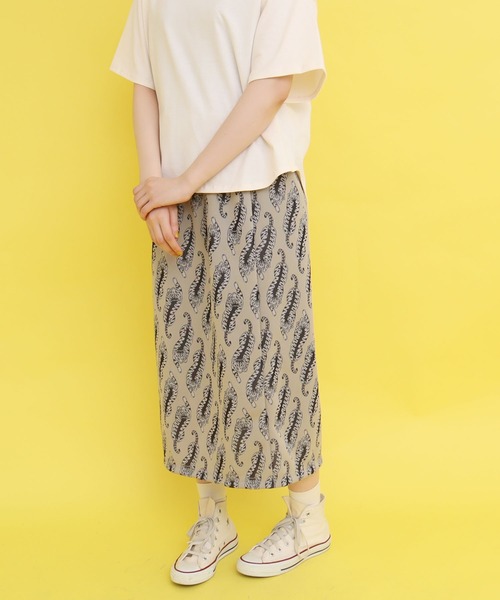 didizizi(ディディジジ)の「walk in cat JQsk(スカート・レディース・パープル/ベージュ・FREE)」の5枚目の写真