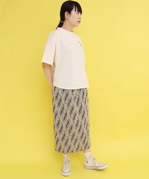 didizizi(ディディジジ)の「walk in cat JQsk(スカート・レディース・パープル/ベージュ・FREE)」の6枚目の写真