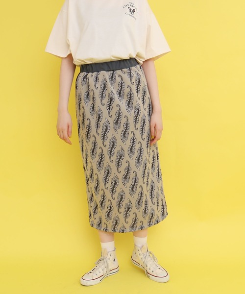 didizizi(ディディジジ)の「walk in cat JQsk(スカート・レディース・パープル/ベージュ・FREE)」の15枚目の写真