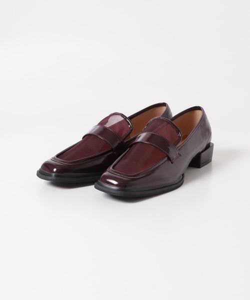 KBF（ケイビーエフ）の「スクエアトゥメッシュローファー（ローファー・レディース・ブラック/ボルドー・36/37/38）」の10枚目の写真