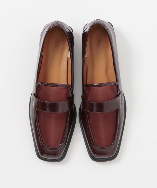 KBF（ケイビーエフ）の「スクエアトゥメッシュローファー（ローファー・レディース・ブラック/ボルドー・36/37/38）」の17枚目の写真