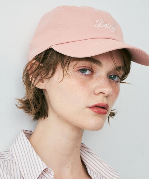 DEICY（デイシー）の「Ｄｅｉｃｙ　キャップ（キャップ・レディース・グリーン/ベージュ系その他/ベージュ/ピンク・FREE）」の4枚目の写真