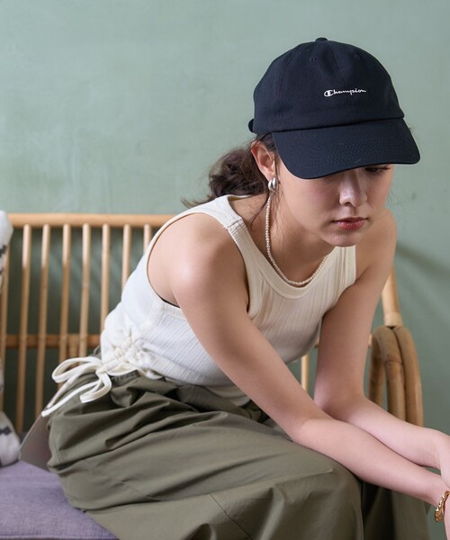 FREAK'S STORE（フリークスストア）の「裾ギャザー アメスリタンクトップ（タンクトップ・レディース・ベージュ/オフホワイト/ブラック・フリー）」の11枚目の写真